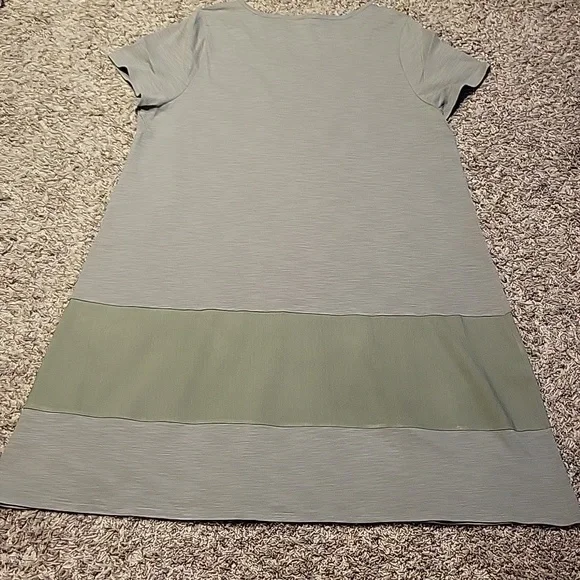 Soft Surrounding Dress Olive Green Linen Blend Midi Stretch Transitional 1X XLP - Picture 2 of 16